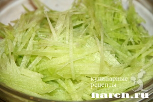 salat is zelenoy redki so svegim ogurcom_1