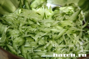 salat is zelenoy redki so svegim ogurcom_2