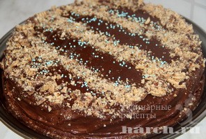 shokoladno-pesochniy tort cheburashka_16