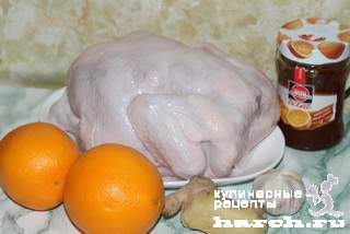 Апельсиново-имбирный цыпленок