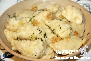 Бабушкины вареники с фаршем и сырым картофелем