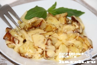 gareniy kartofel s sirom 6 Картофель, жареный по домашнему