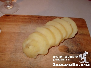 Горчичный картофель в кляре по-гусарски