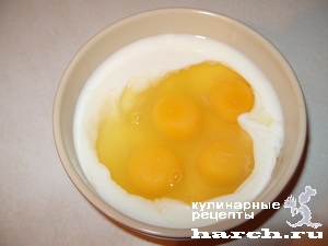 Карп, запеченный в яйце под сыром