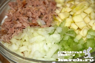 kartofelniy salat s tuncom po amerikanski 4 Картофельный салат с тунцом по американски