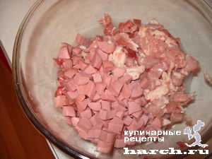 Колбаса "Любительская" из свинины с курицей
