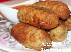Колбаски свиные с картофелем по-армянски