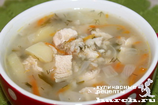 Куриный суп с овсянкой "Геркулес"
