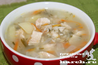 Куриный суп с овсянкой "Геркулес"