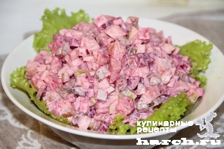 nemeckiy seledochniy salat pod rogdestvo 09 Немецкий селедочный салат Под Рождество