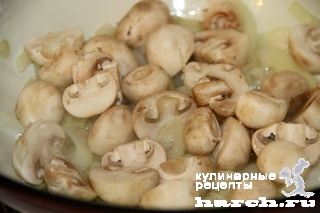 Овощи с грибами в кисло сладком соусе