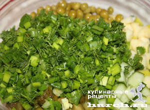 Овощной салат "Зеленый свет"