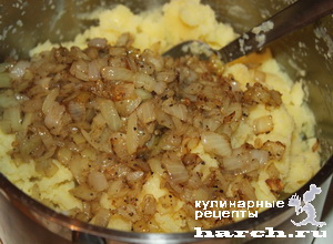 Перец, фаршированный картофельным пюре