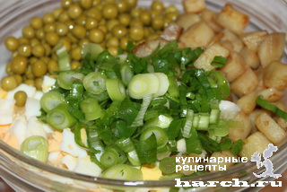 Салат из баклажанов с горошком "Ирина"