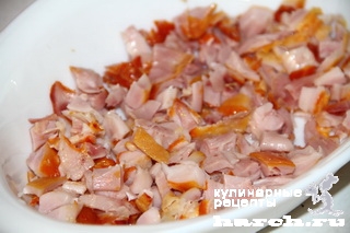Салат из копченой курицы с баклажанами "Ялтинский"