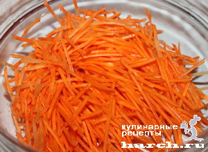 Салат из моркови с ананасом "Легкий"