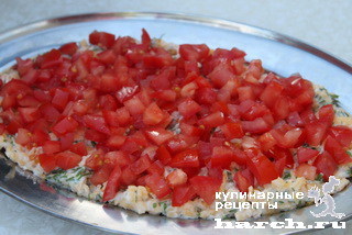 Салат из помидоров с крекерами "Пикник"