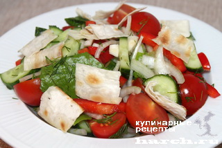 Салат из свежих овощей "Фаттуш"