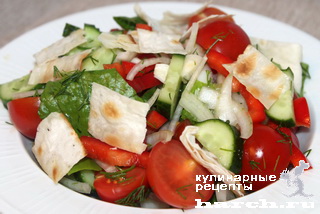 Салат из свежих овощей "Фаттуш"