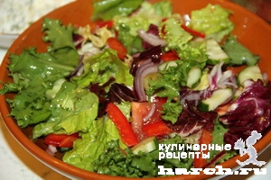 Салат из свежих овощей с фетой "Афины"