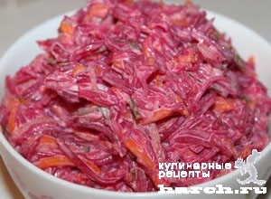 Салат из свеклы по-белорусски