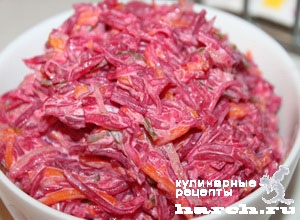 Салат из свеклы по-белорусски