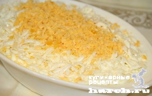 Салат с консервированной рыбой "Старомосковский"