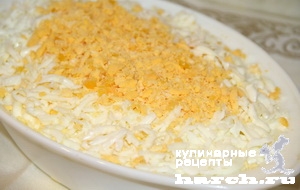 Салат с консервированной рыбой "Старомосковский"