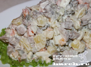 Салат с молоками лососевых рыб "Каспий"