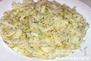 Салат с языком и маринованными грибами "Вечерний Киев"