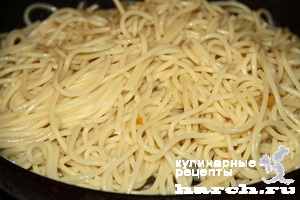 Спагетти с кунжутом