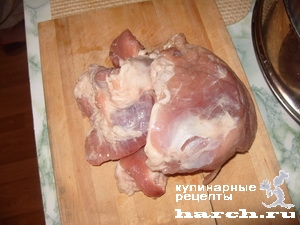 Свинина, запеченная в картофельном суфле