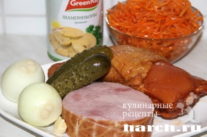 salat is kopchenoy kuricy s vetchinoy i gribami_2