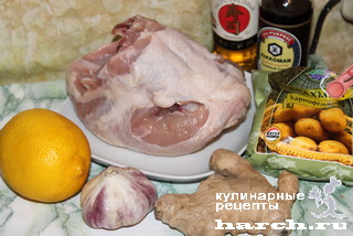 Куриное филе в лимонном соусе по-харбински