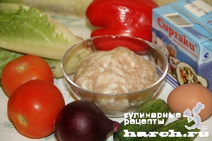 Овощной салат с фрикадельками "Греческая смоковница"