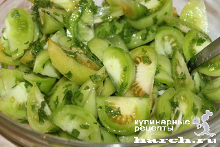 Салат из зеленых помидоров по-воронежски