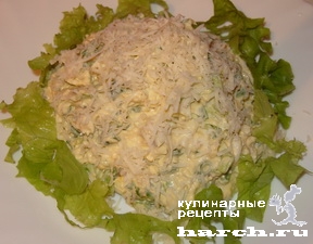 Салат-паста с сельдью "Хуторская"